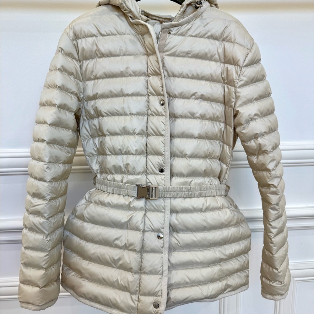 Women's Beige Quilted Jacket